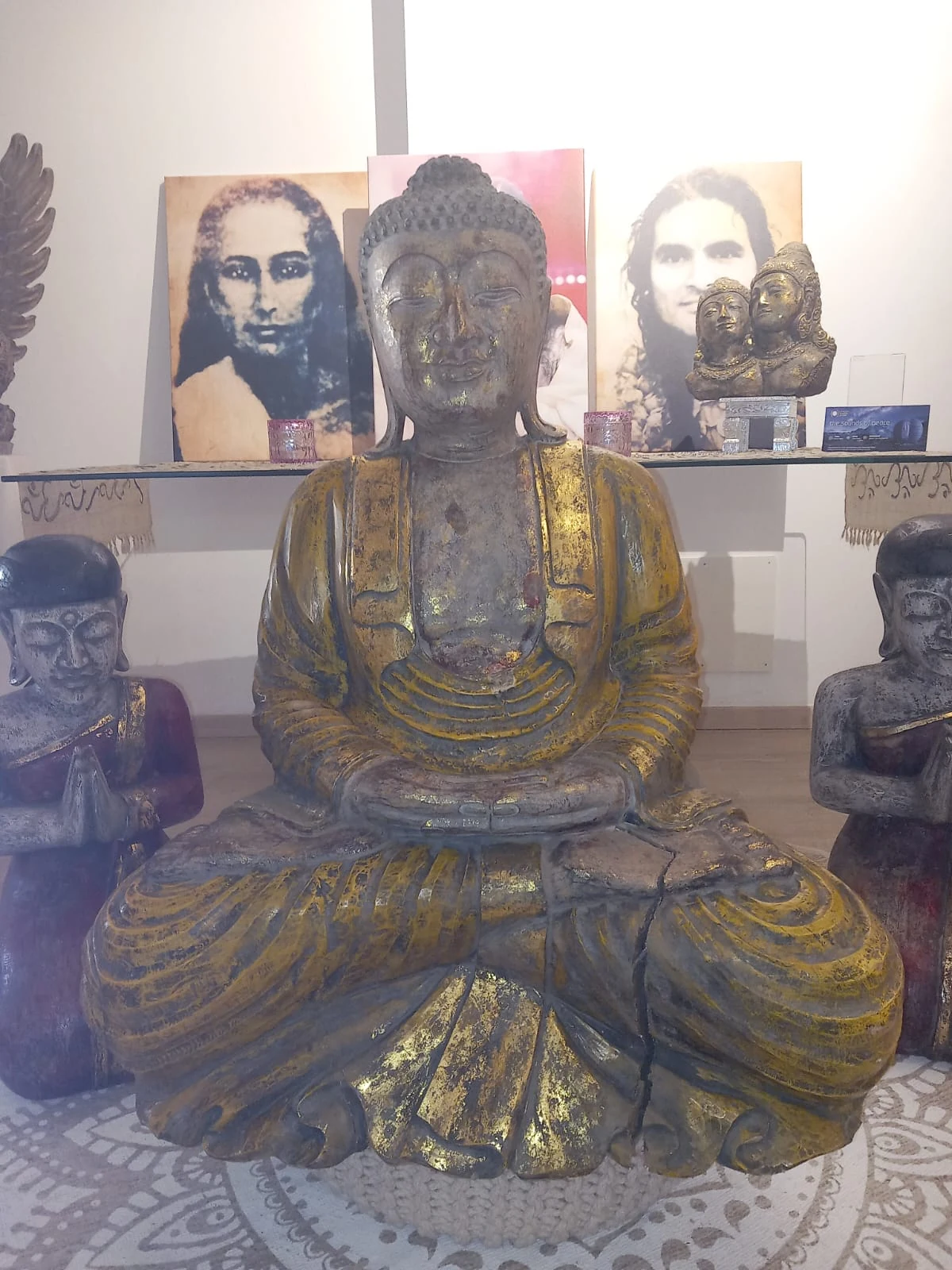 Vorher — Restaurierung einer Skulptur